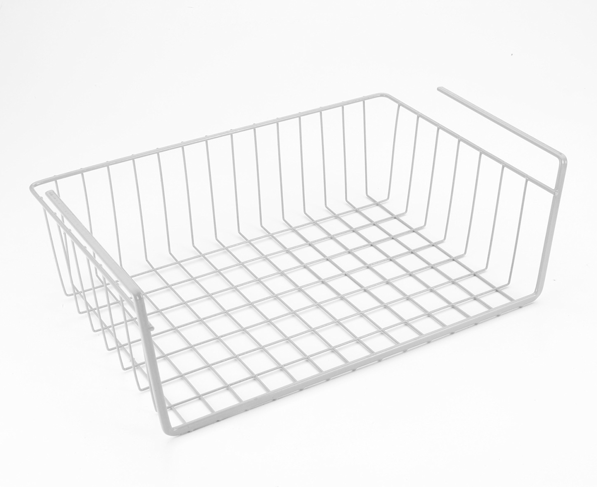 Corbeille à suspendre 50 cm blanc - METALTEX