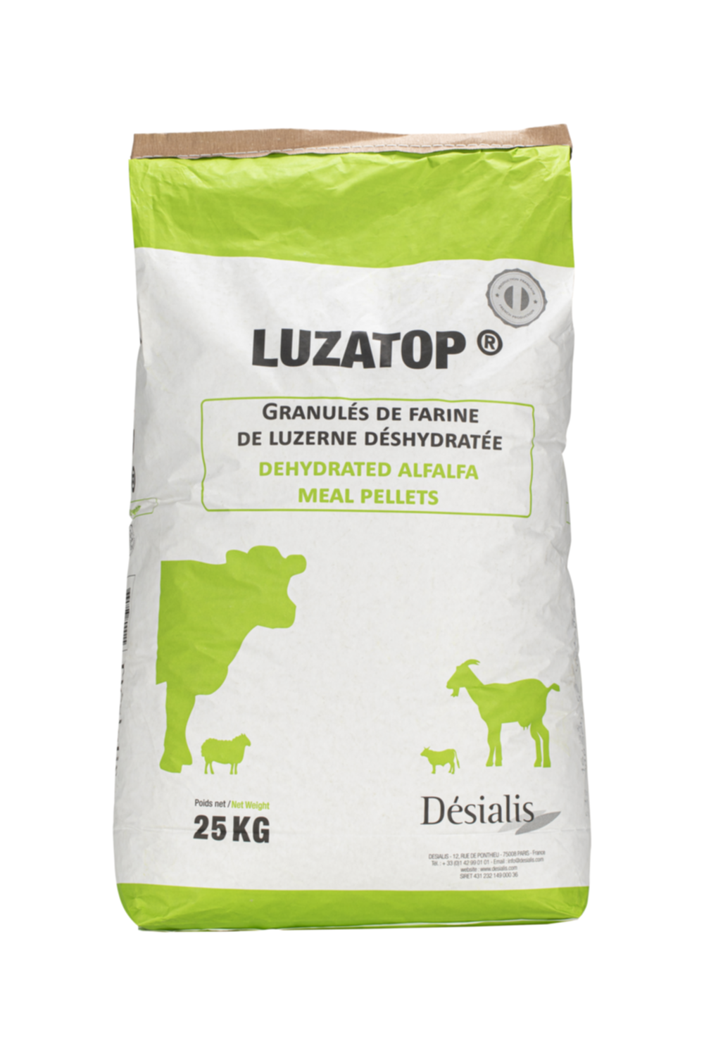 Aliments animaux Granulés luzerne déshydratées pour Basse-cour 25kg