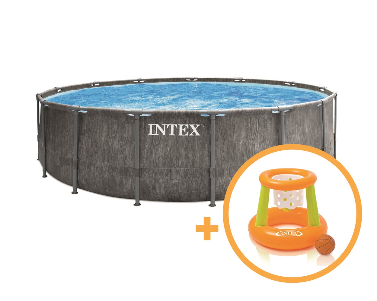 Piscine tubulaire ronde Ø4,57x1,22m Baltik - INTEX