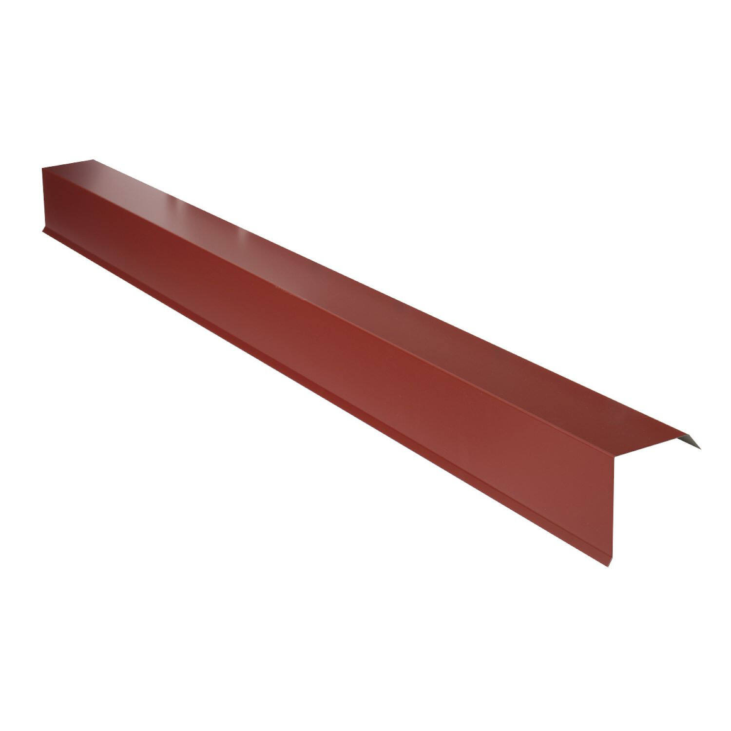 Rive plaque acier rouge tuile 2100mm - BACACIER