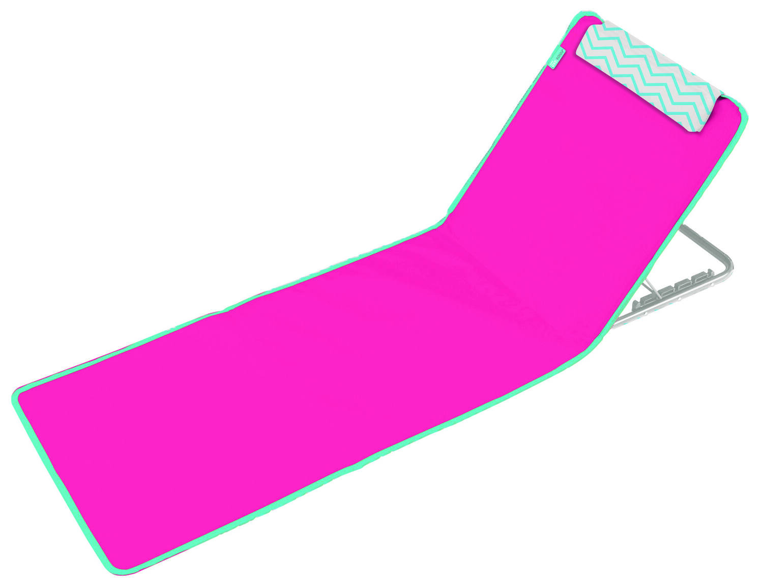 Matelas avec cale dos Clic clac des plages Rose
