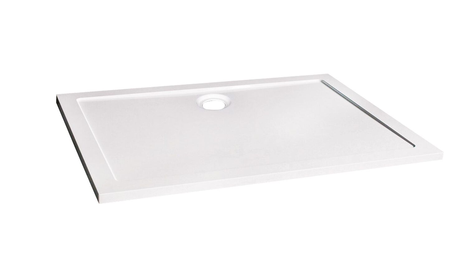 Receveur de douche à poser Bull 90x120x4cm Résine SMC Blanc