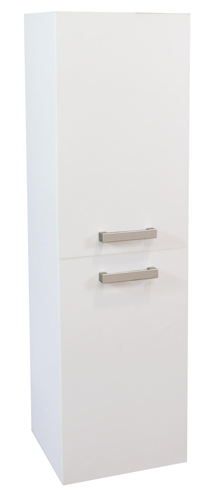 Colonne salle de Bain à suspendre Smart 2 Portes 35cm Finitions Blanc