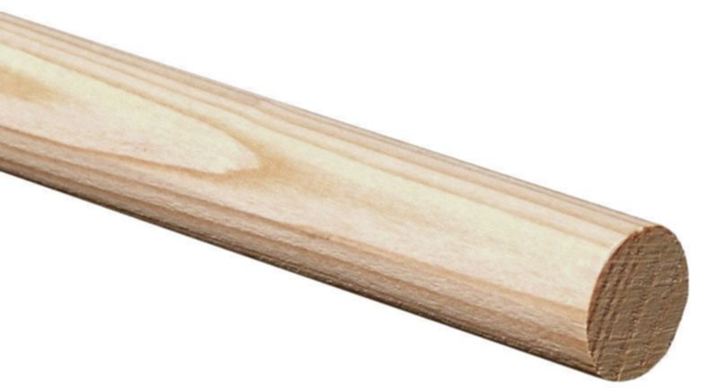 Rond à fixer Bois Brut 2,3cmx2,4m