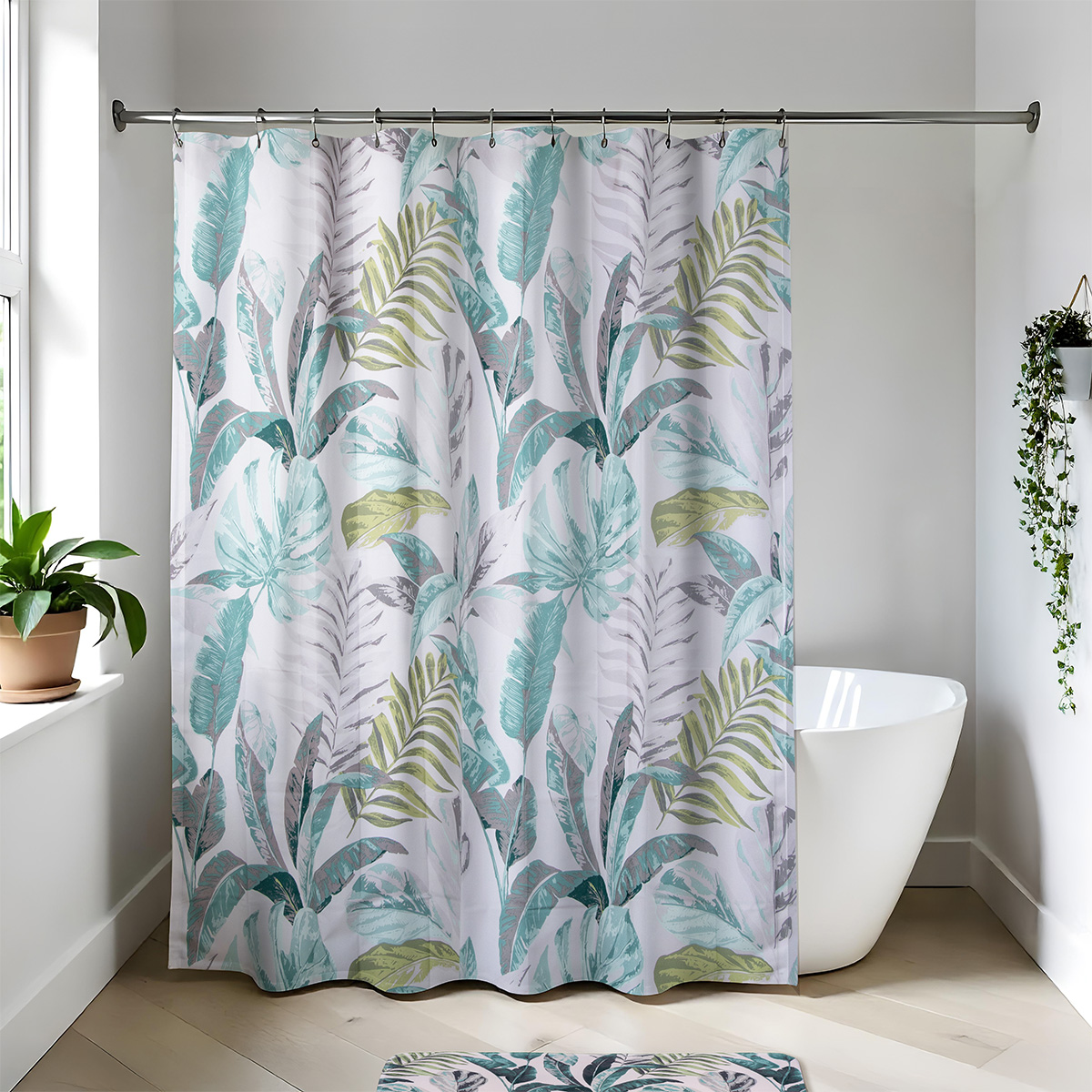 Rideau douche PEVA 180 x 180 cm Jardin d'hiver - TENDANCE