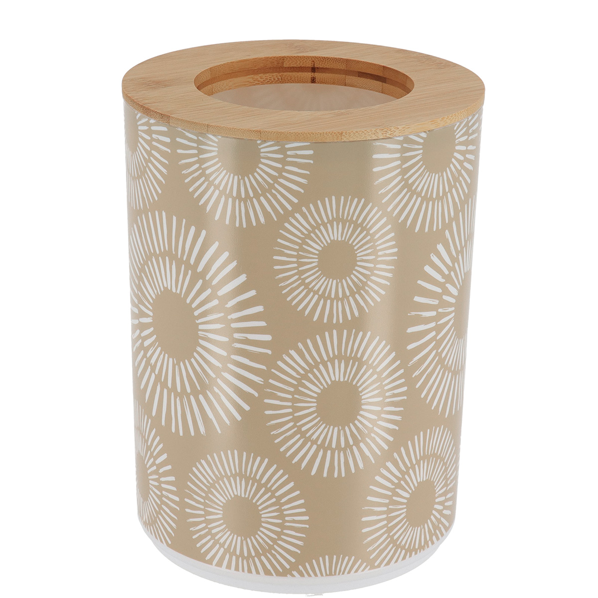 Poubelle PP imprimée 5L Ethnic spirals - TENDANCE