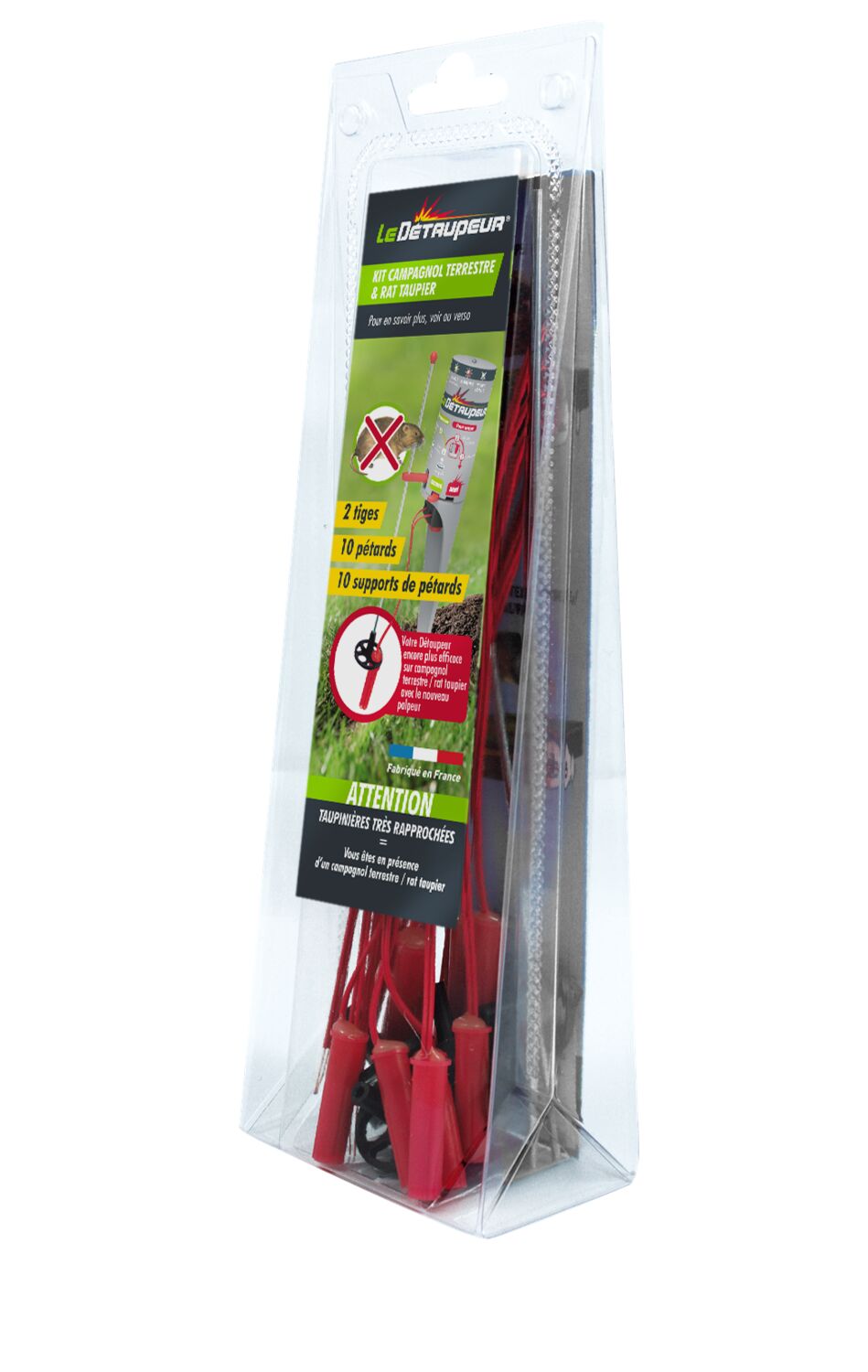 Kit campagnol terrestre et rat taupier - LE DETAUPEUR
