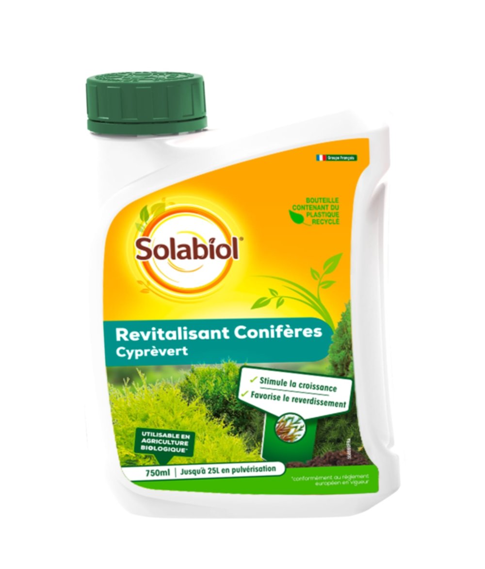 Engrais revitalisant Conifères Cyprèvert 750ml - SOLABIOL  