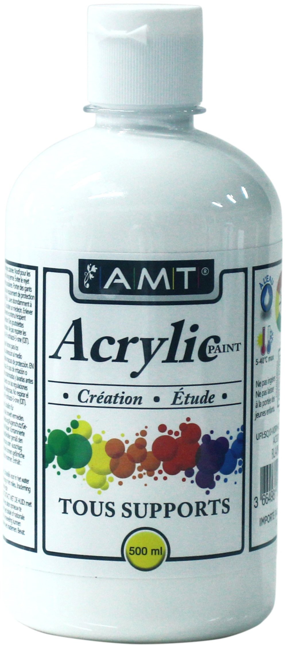 Peinture acrylique éducative 500 mL blanc - FEVICRYL