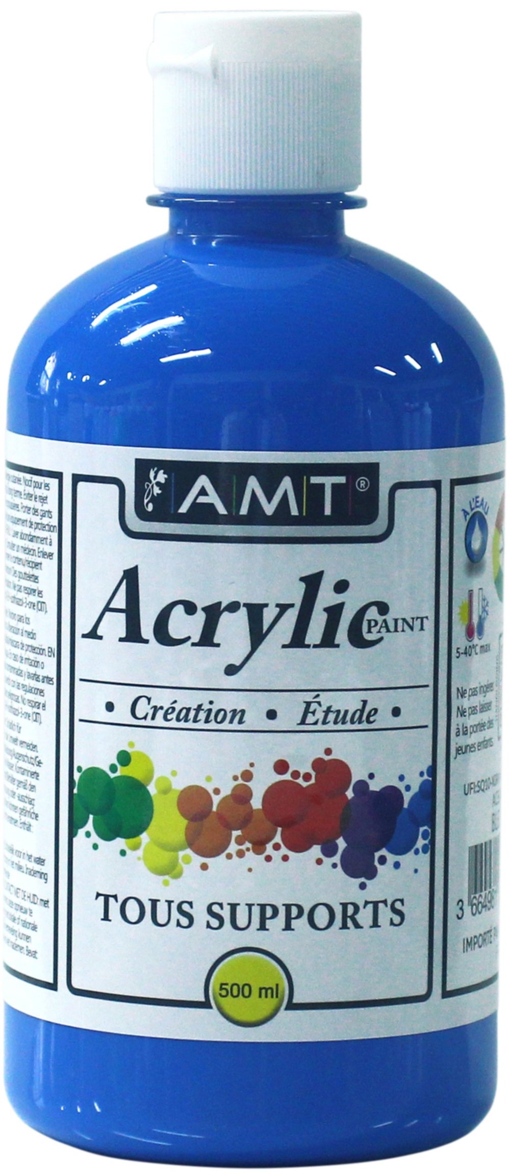 Peinture acrylique éducative 500 mL bleu - FEVICRYL