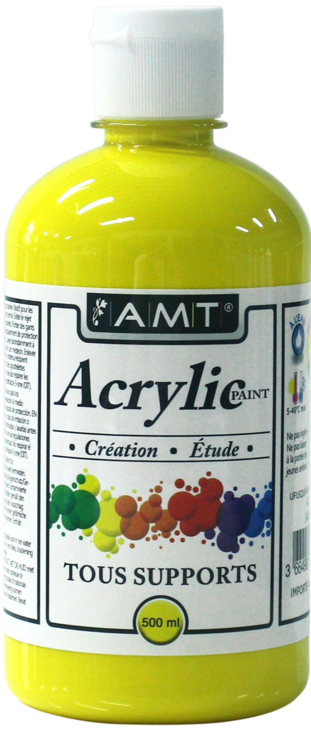 Peinture acrylique éducative 500 mL jaune - FEVICRYL