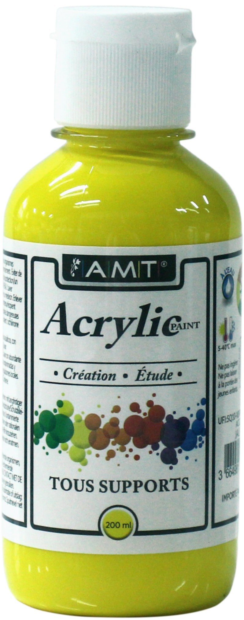 Peinture acrylique éducative 200 mL jaune - FEVICRYL
