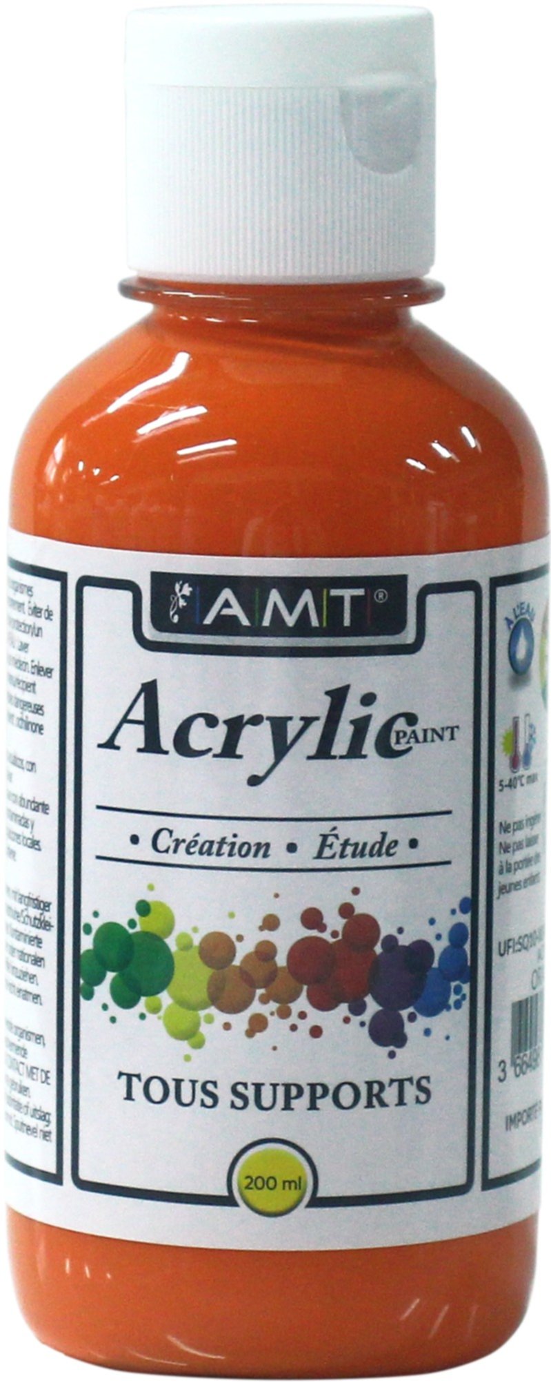 Peinture acrylique éducative 200 mL orange - FEVICRYL