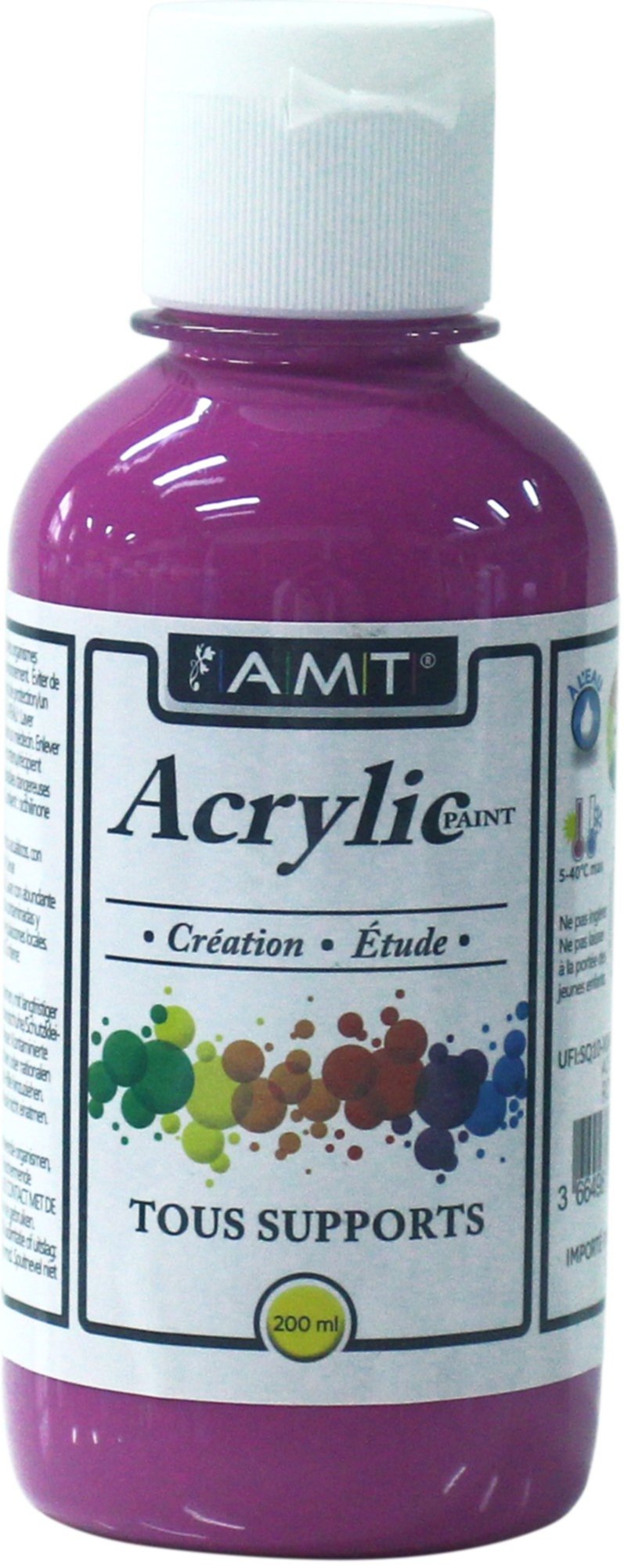 Peinture acrylique éducative 200 mL rose - FEVICRYL