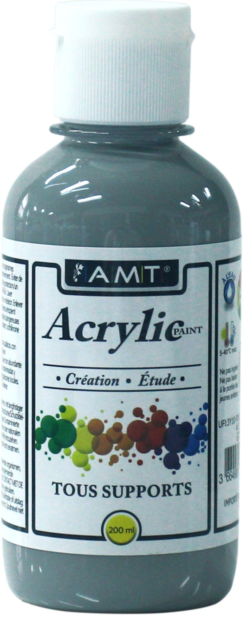 Peinture acrylique éducative 200 mL gris - FEVICRYL