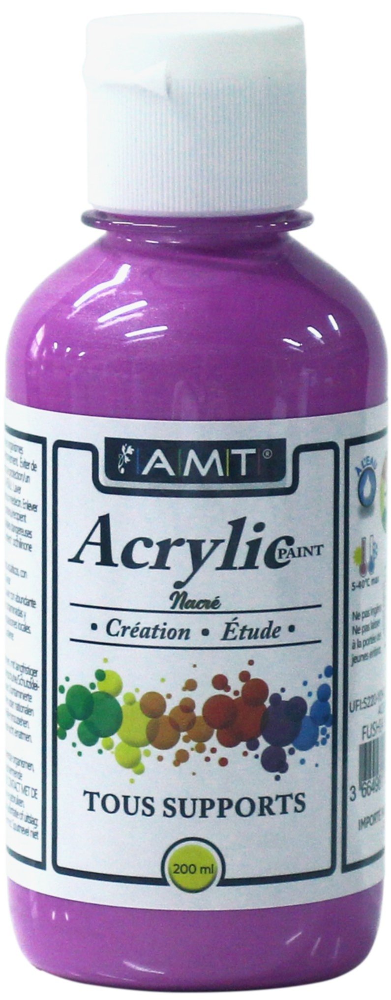 Peinture acrylique éducative 200 mL fushia nacré - FEVICRYL