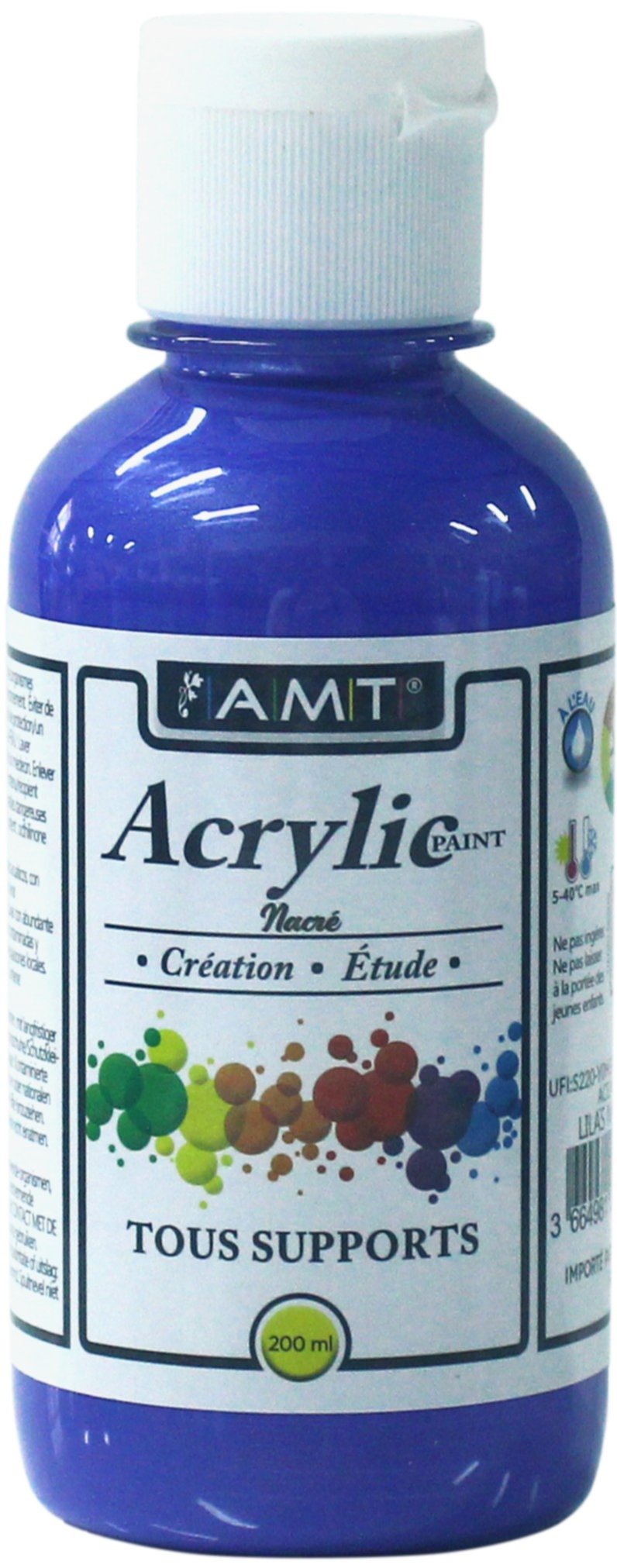 Peinture acrylique éducative 200 mL lilas nacré - FEVICRYL