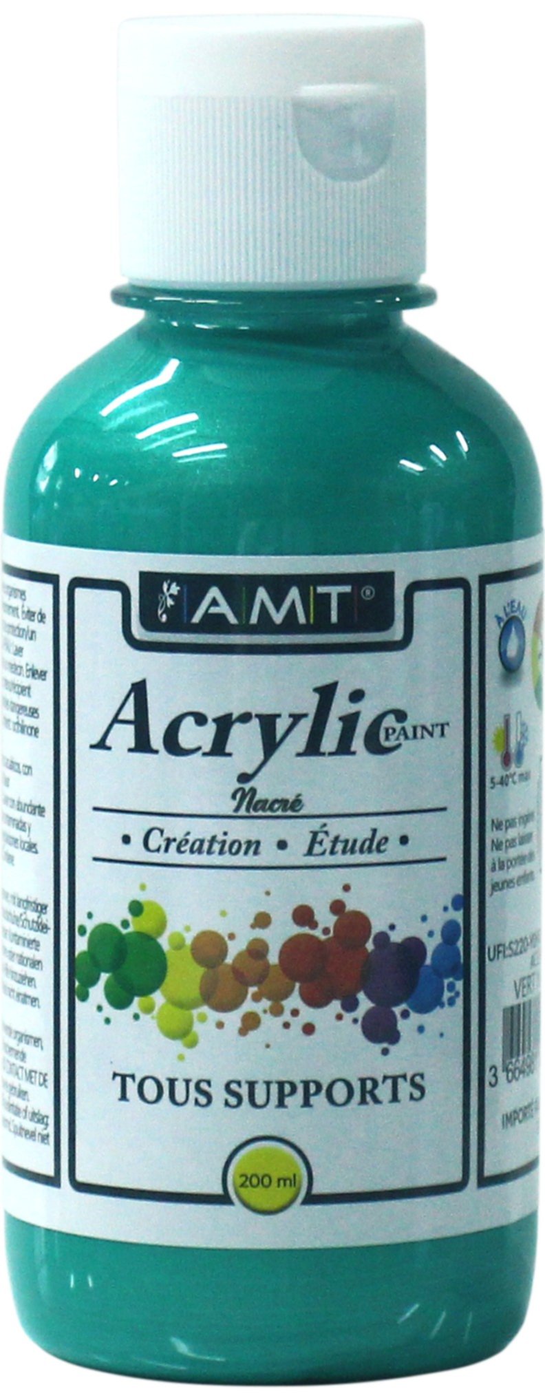Peinture acrylique éducative 200 mL vert nacré - FEVICRYL