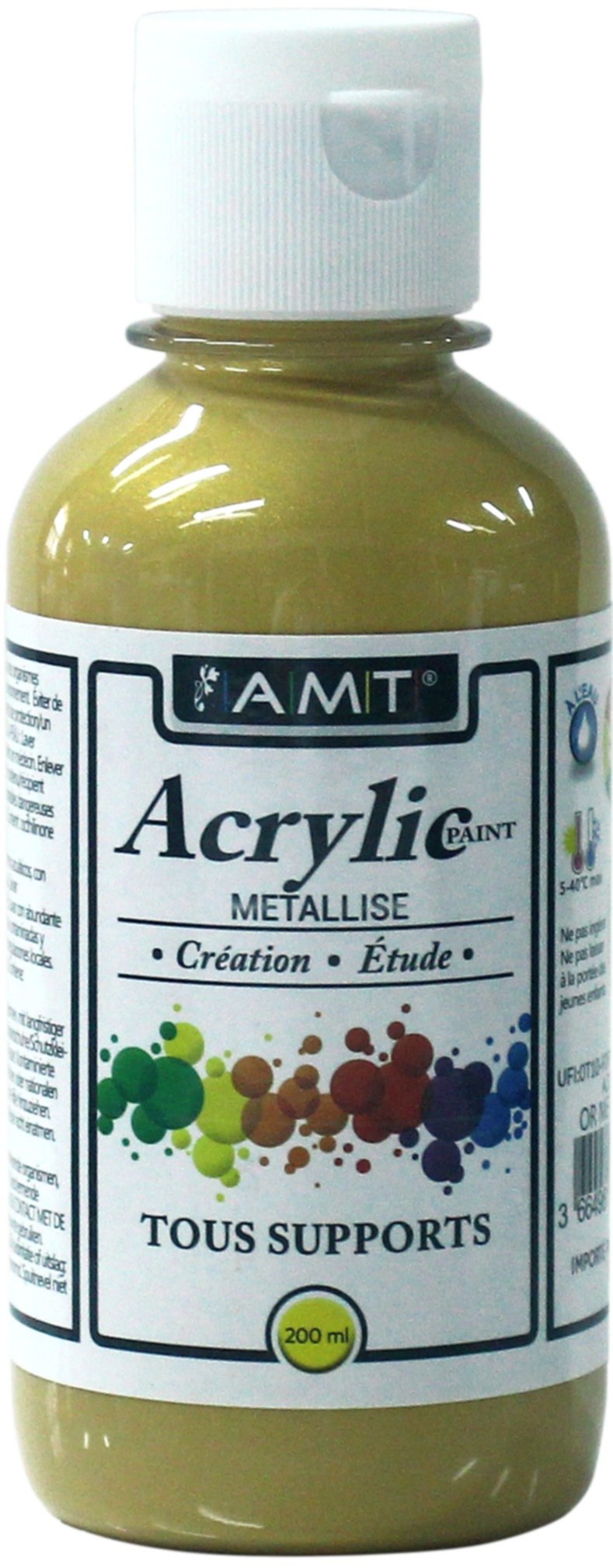 Peinture acrylique éducative 200 mL or métallisé - FEVICRYL