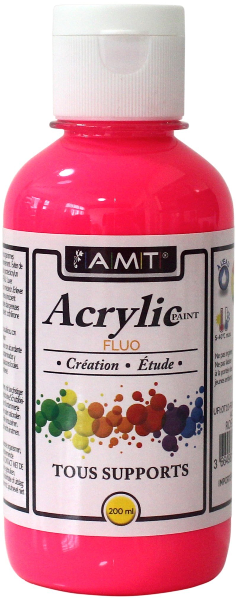 Peinture acrylique éducative 200 mL fluo rose - FEVICRYL