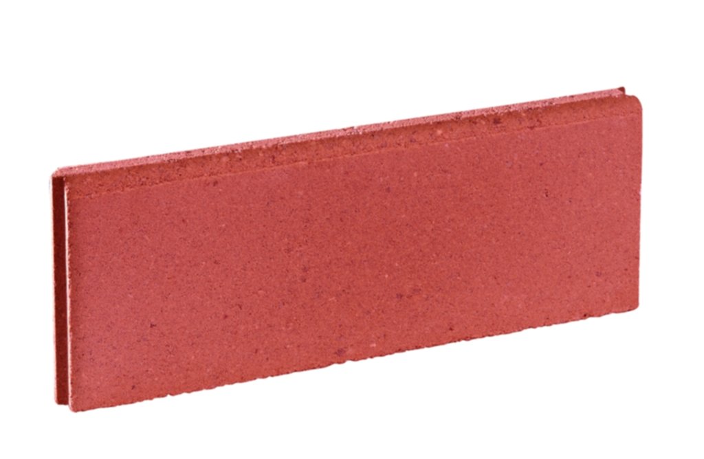 Bordure de jardin rouge 20x50x5cm