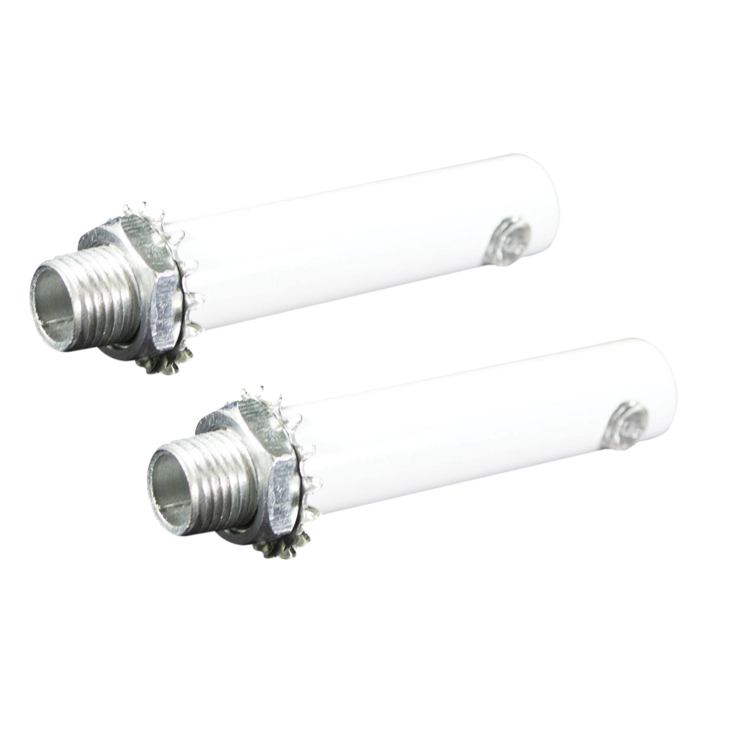 2 serre-câbles métal blanc - TIBELEC