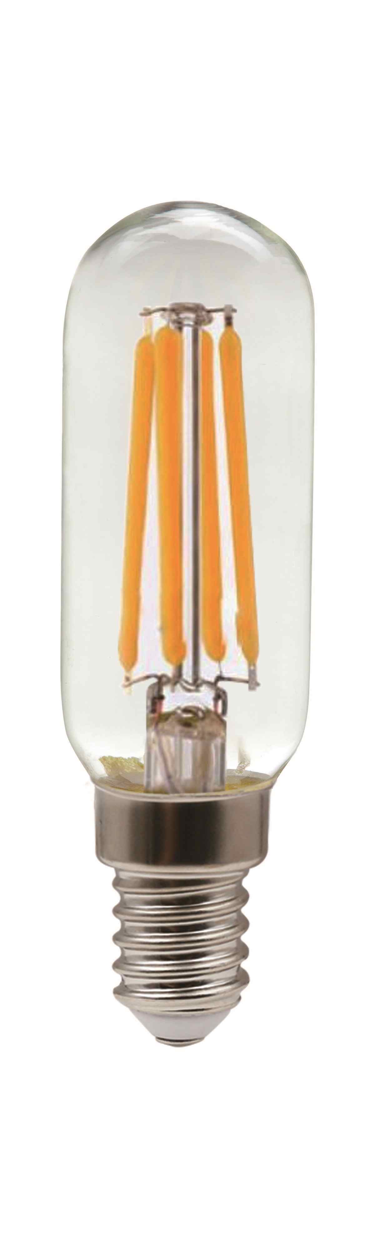Ampoule tube t25 fil E14 clair 4W 4000k 470LM bt1