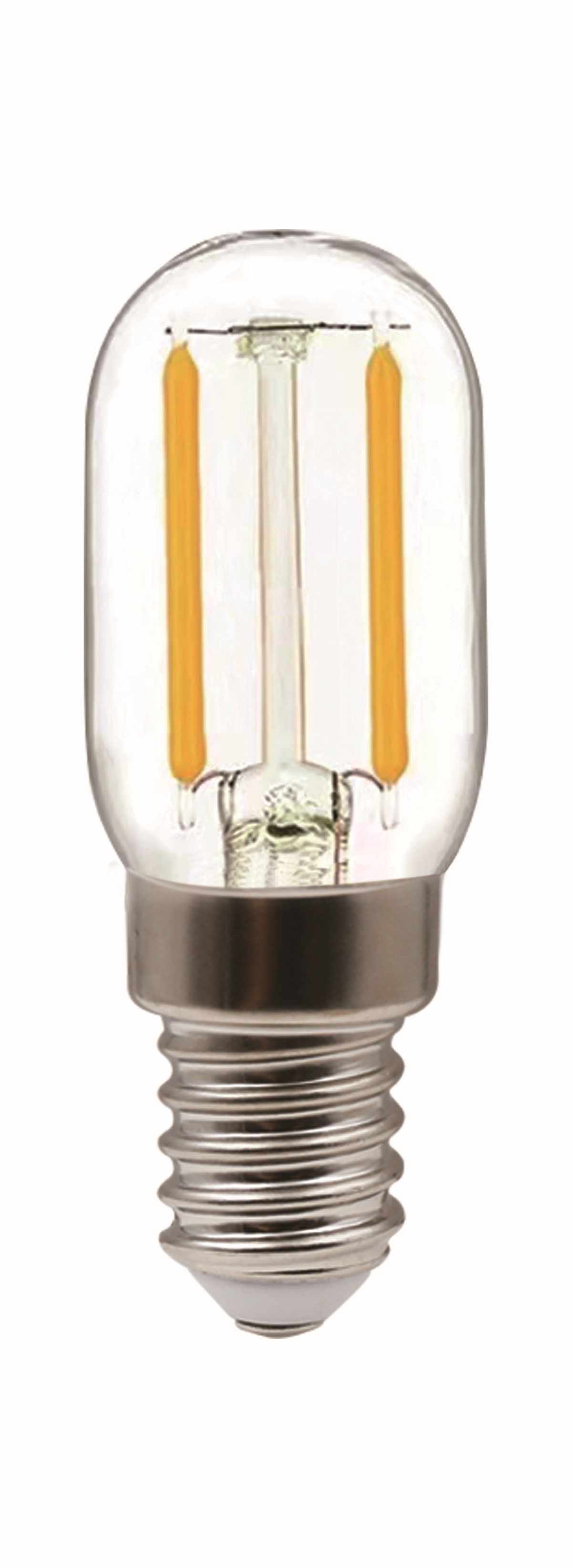 Ampoule tube t22 fil E14 clair 2W 2700k 220LM bt1