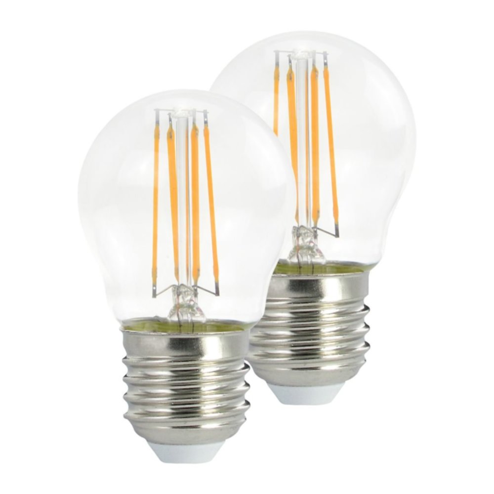 Ampoule g45 fil E27 clair 4.5W 2700k 470LM bt2
