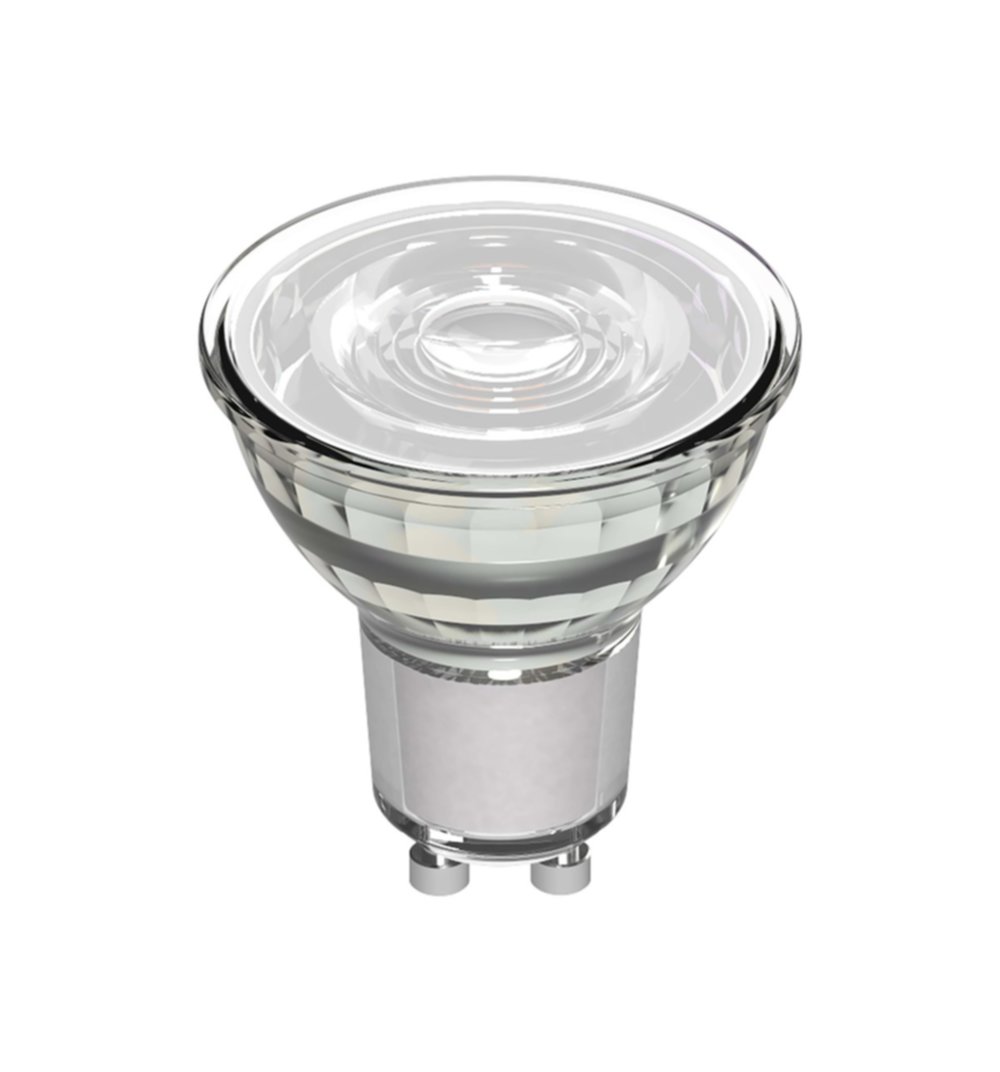 Ampoule verre smd gu10 clair 36° 5.5W 2700k 560lm