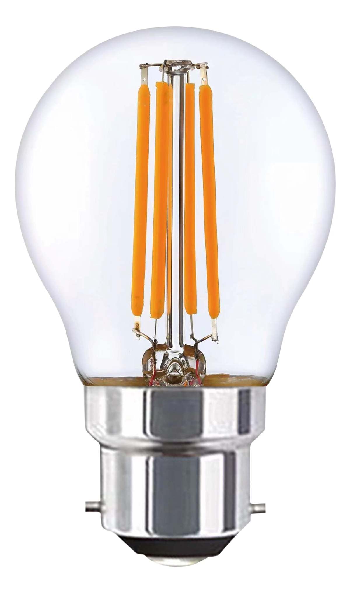 Ampoule g45 fil b22 clair 4.5W 4000k 470LM bt2