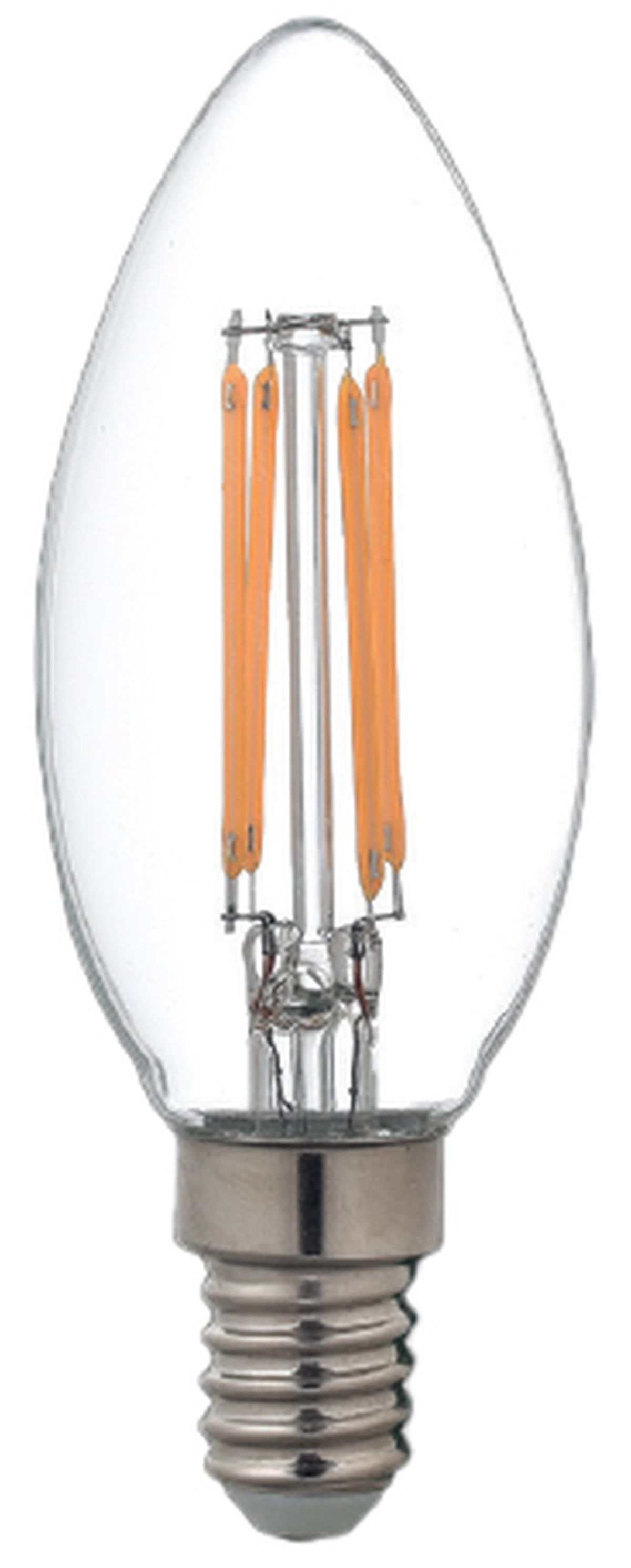 Ampoule c35 fil E14 clair 4.5W 2700k 470LM bt2