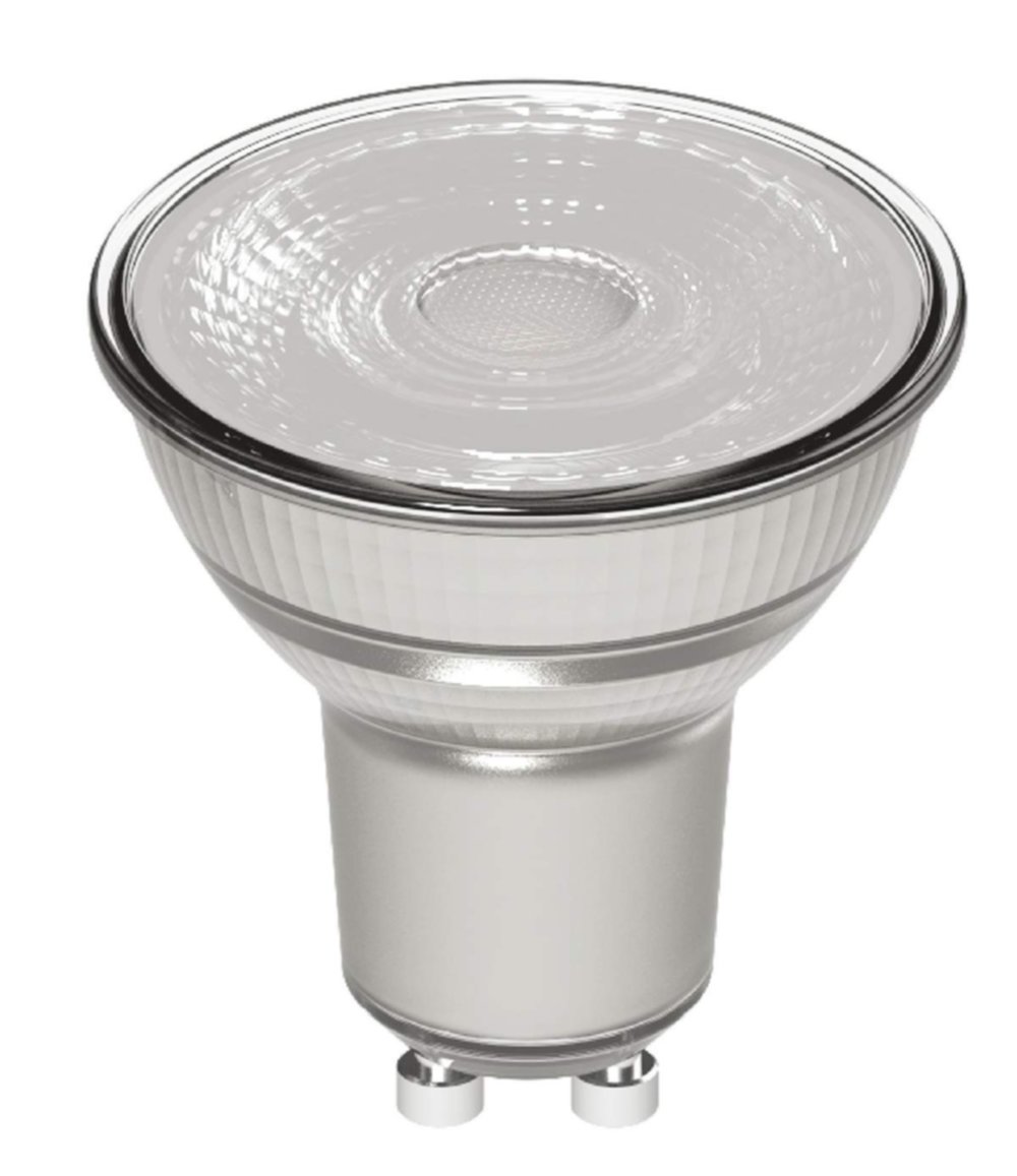 Ampoule Led gu10 verre angle 36° 6w 550lm 3000k X2