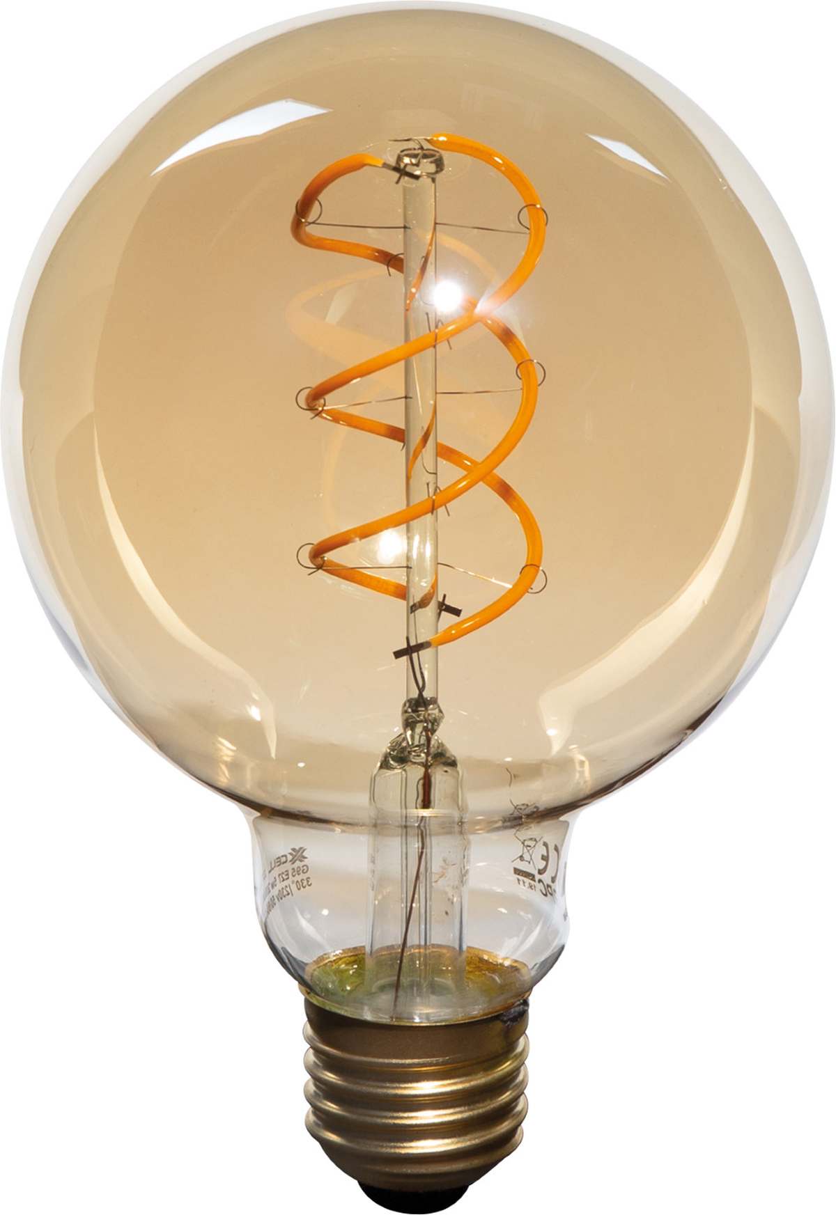 Globe LED Filament E27 blanc chaud