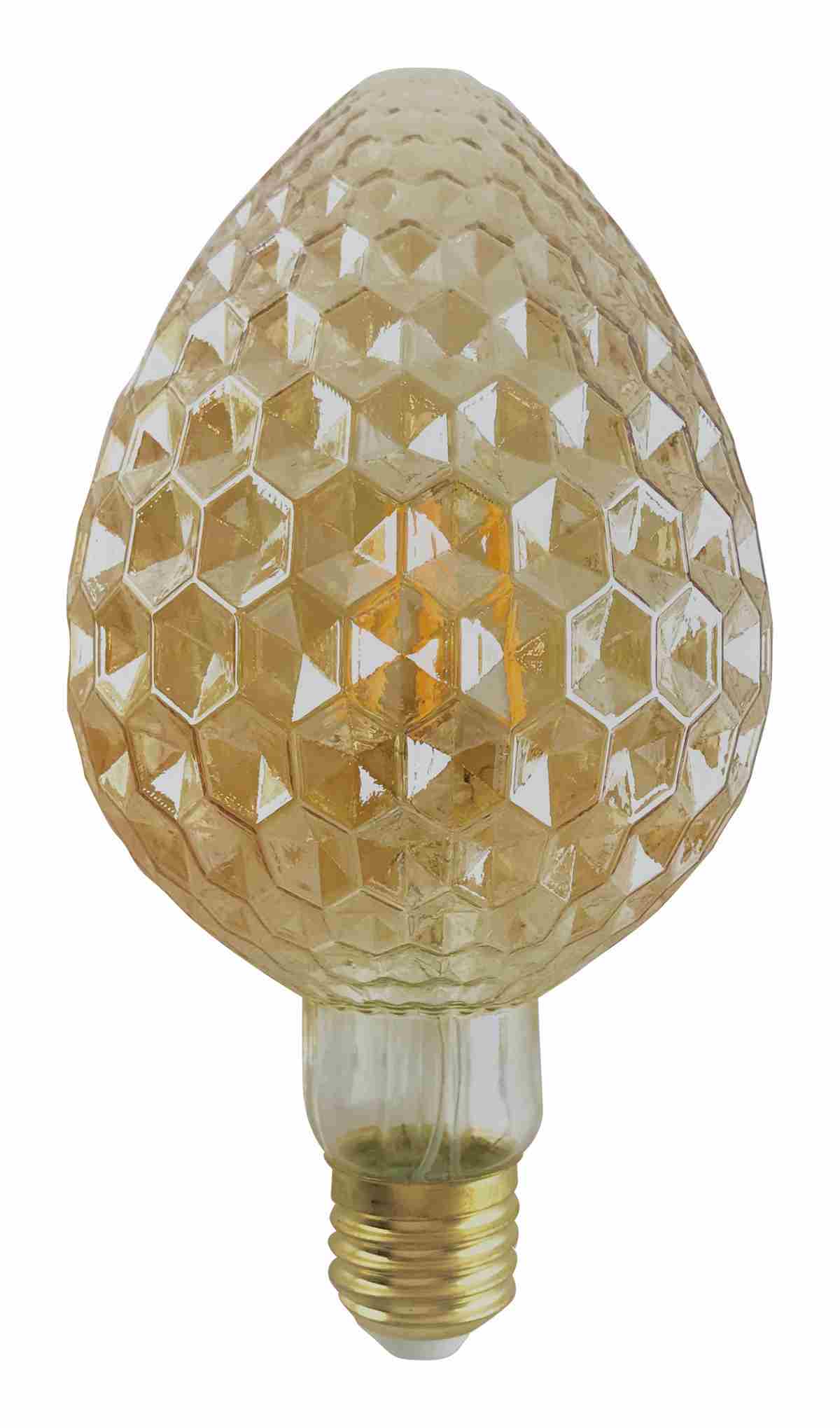 Ampoule LED  Filament Pineapple Dimmable Amber E27 6W 500Lm 2700K Boite1 XXCELL