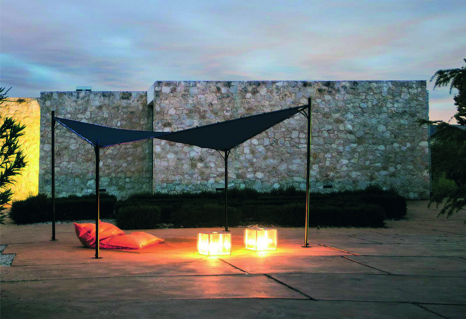 Tonnelle “BUTTERFLY” 3,5 x 3,5 m anthracite