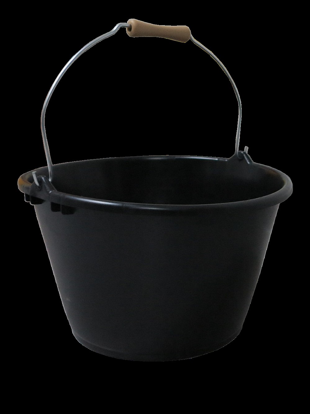 Seau à vendange 20L Ø38xH.26cm noir