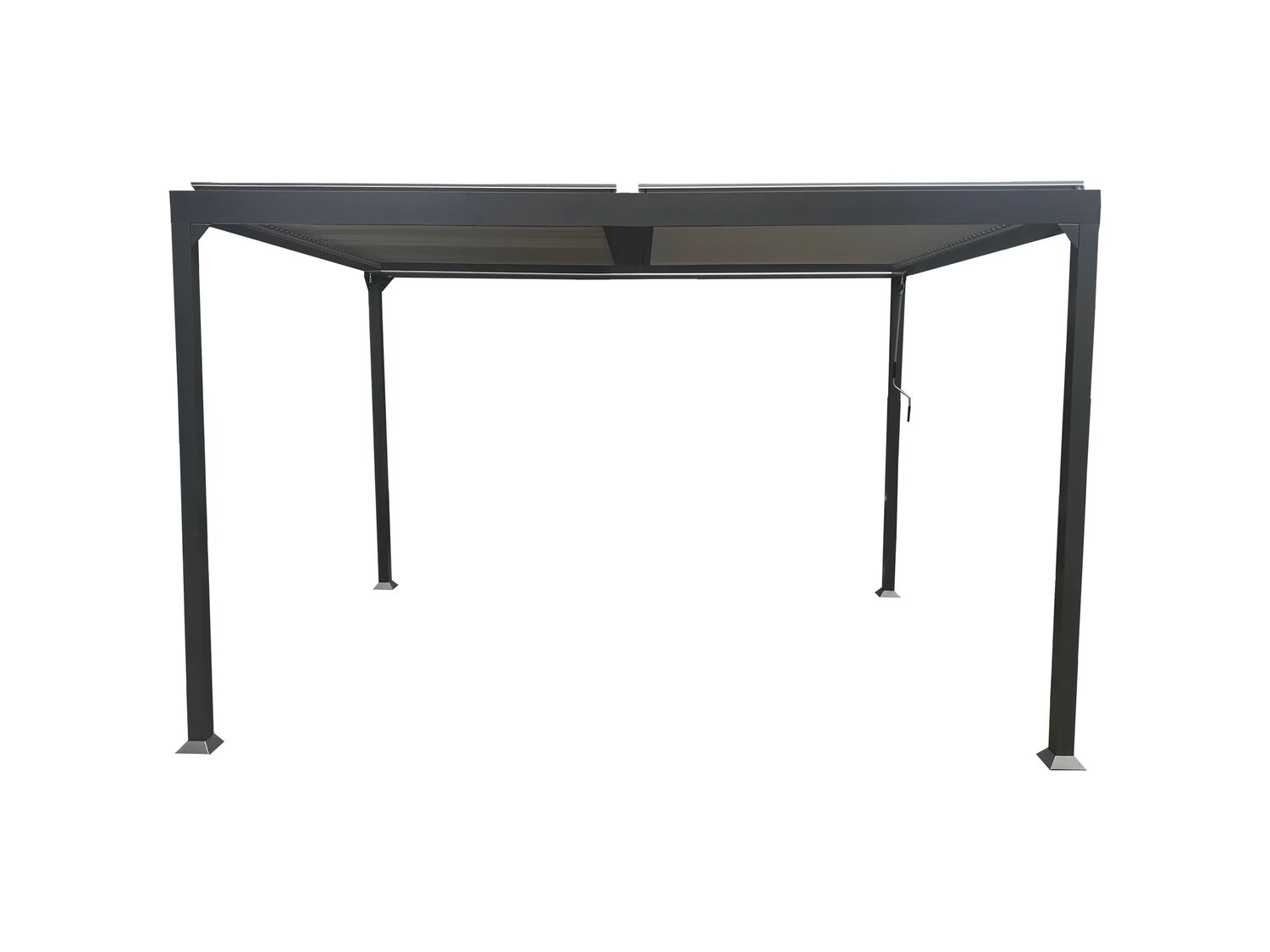 Pergola autoportante bioclimatique Maia aluminium 3x3m - COULEURS DU MONDE