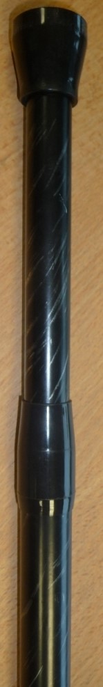 Tringle extensible entre-murs d22 70-120cm - noir et argent