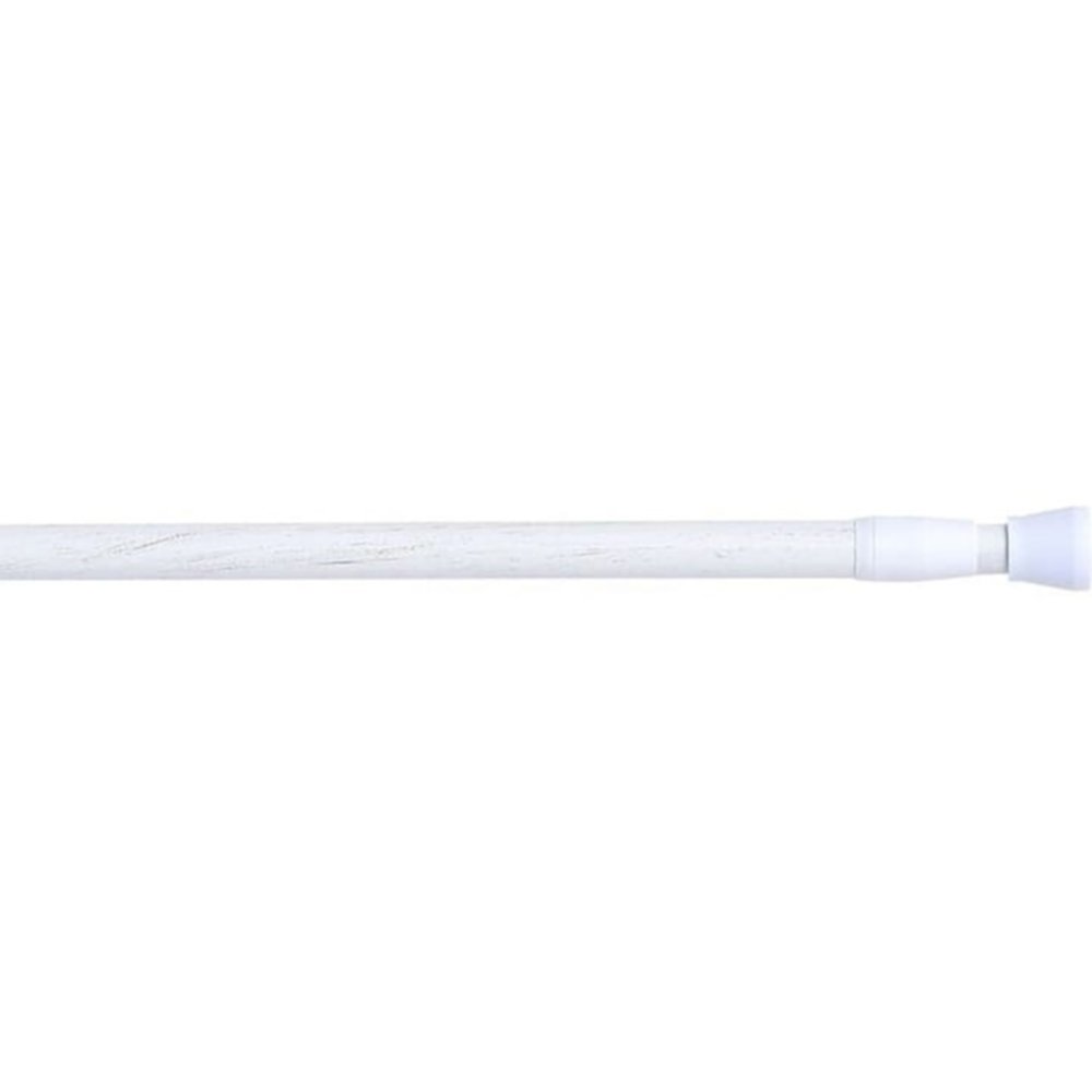 Tringle extensible entre-murs Ø22 L70-120 cm blanc/or - LUANCE