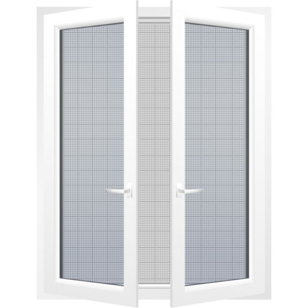 Toile moustiquaire 250 x 250 cm blanc