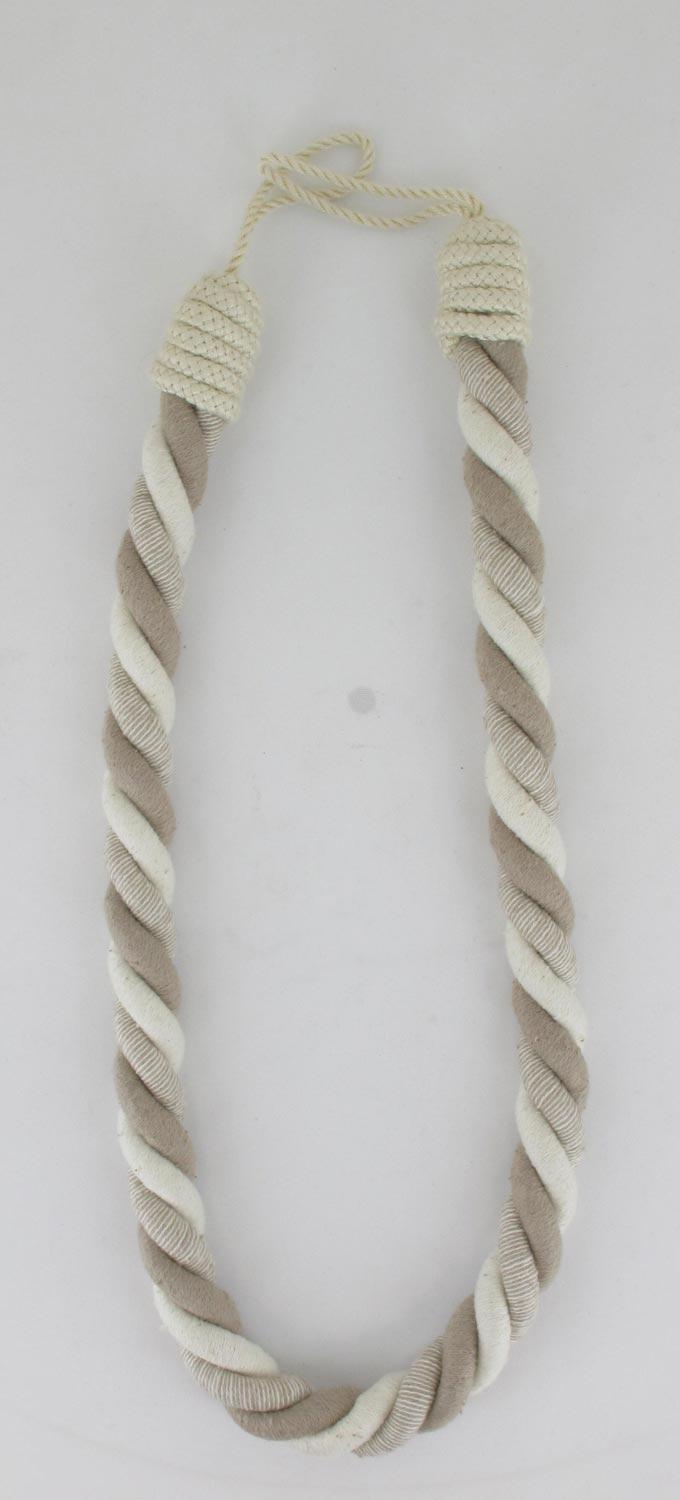 Embrasse cable coton -  taupe
