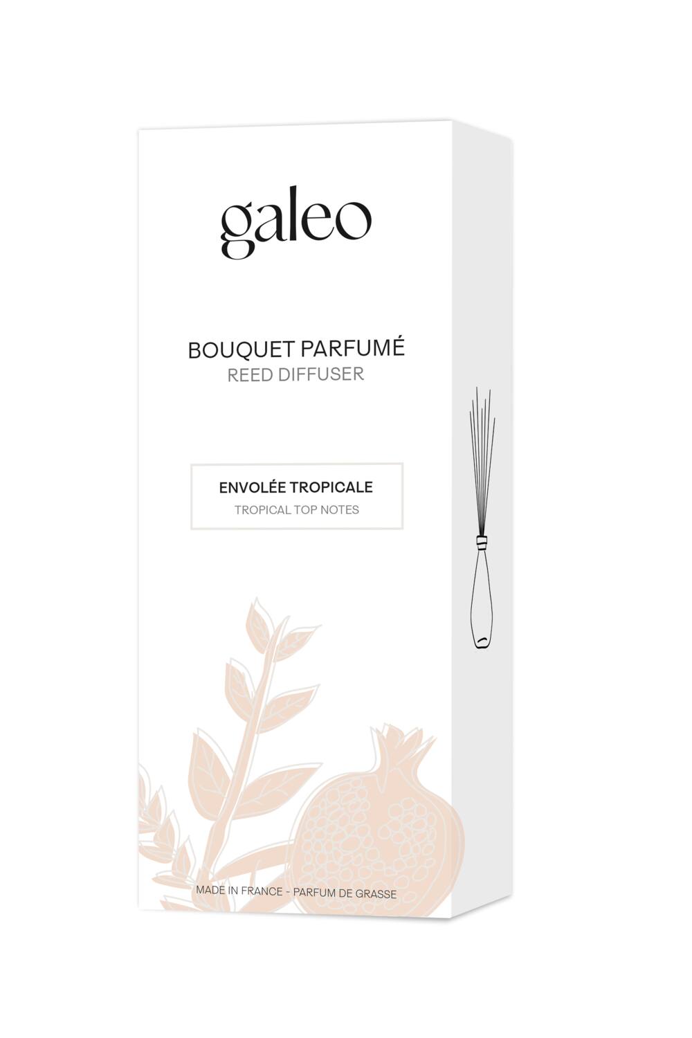 Bouquet parfumé Envolée Tropicale 100ml - GALEO