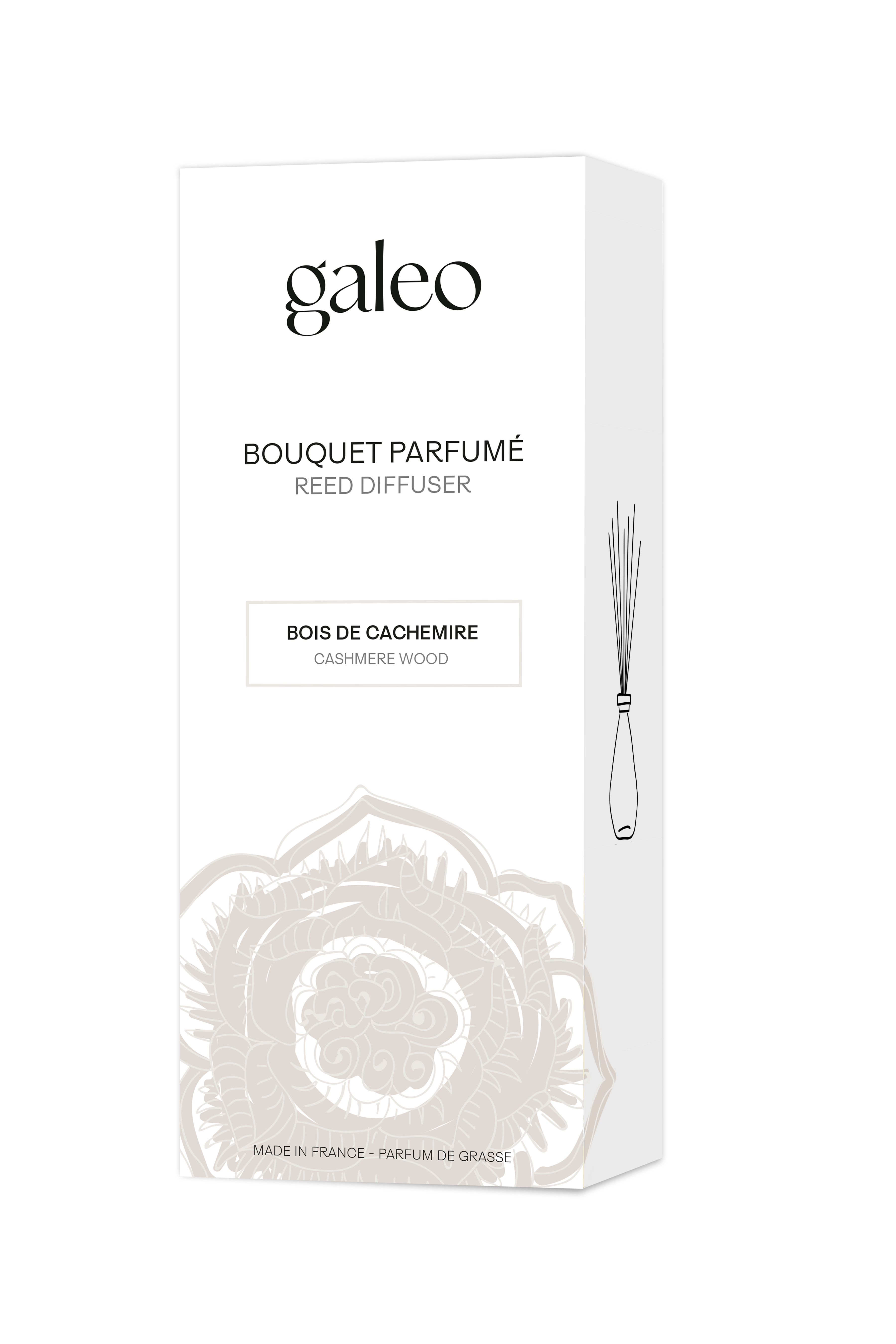 Diffuseur Rotins Bois de Cachemire 100ml - GALEO