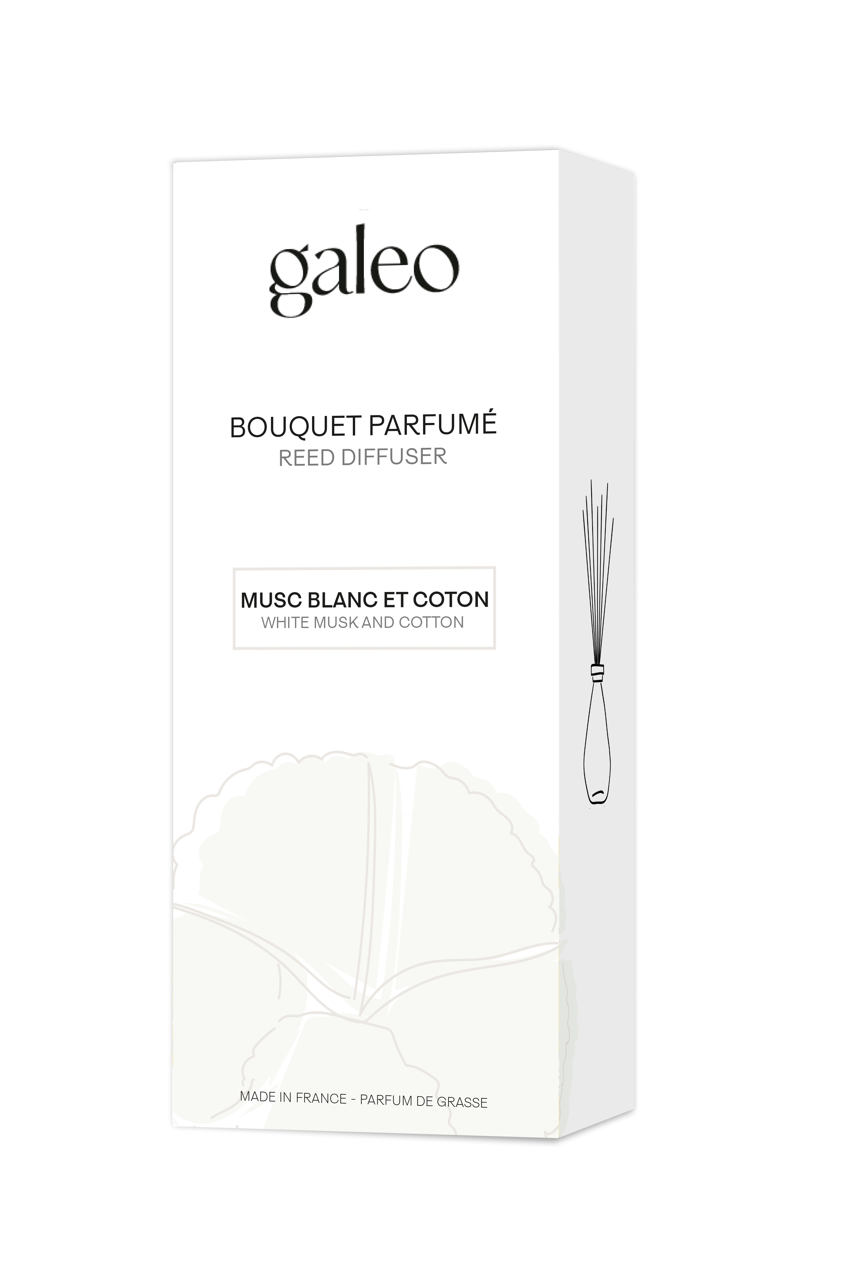 Bouquet parfumé Musc Blanc Coton