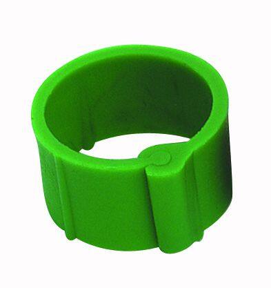 25 Bagues à clips Ø16mm Verte - CHICK’A