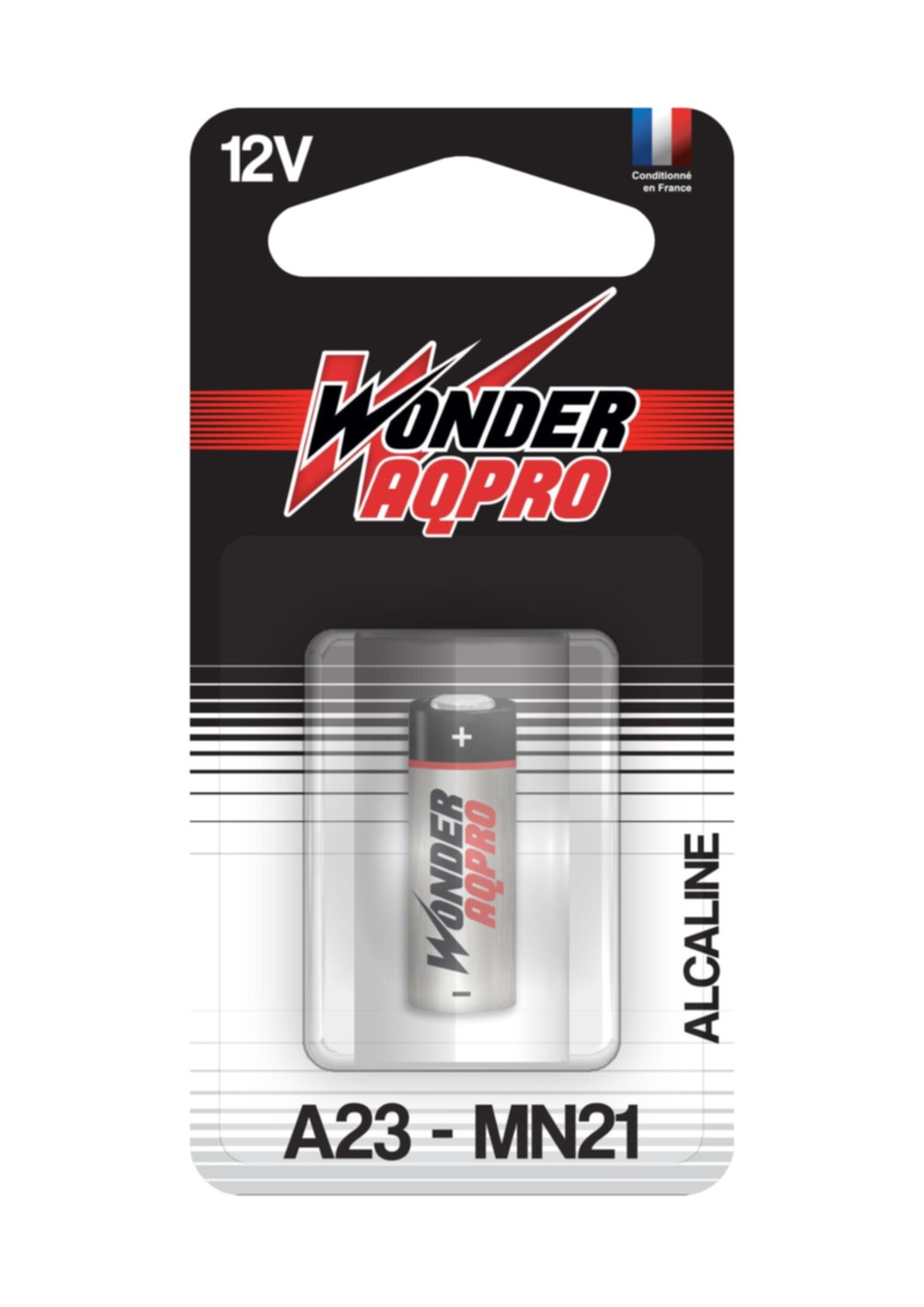 Pile Alcaline A23 12V Wonder Type 23A / V23GA