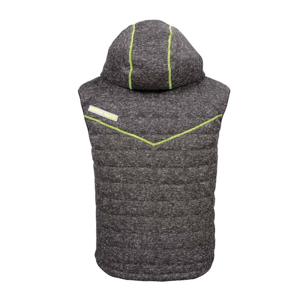 Gilet Teddy L noir/jaune fluo