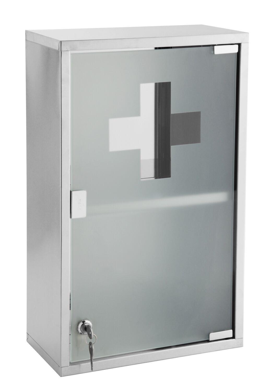 Armoire à pharmacie Genoa - 50 x 30 x 15 cm - Chrome brossé - MP GLASS