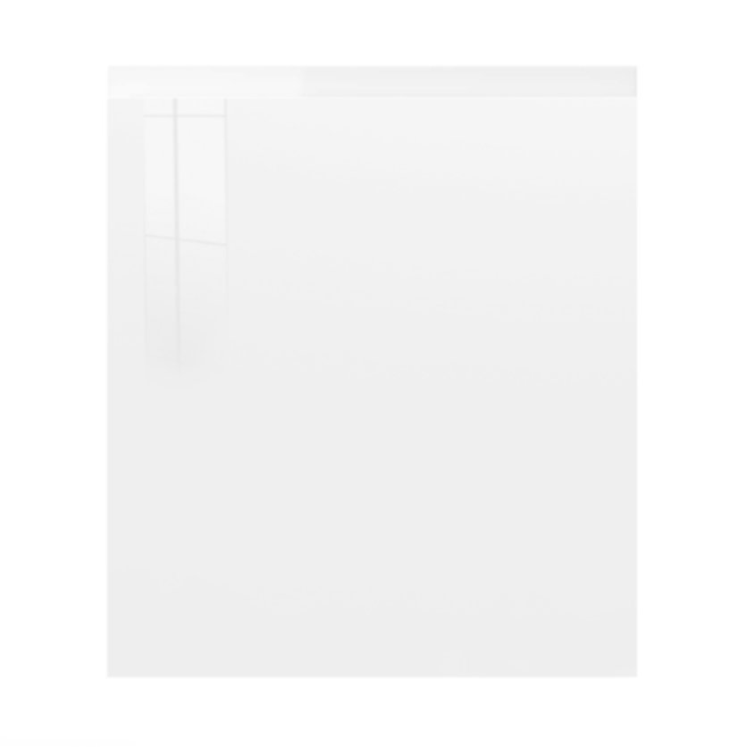 Façade meuble cuisine Artika +1 porte Blanc laqué brillant 71x59,7x1,8cm